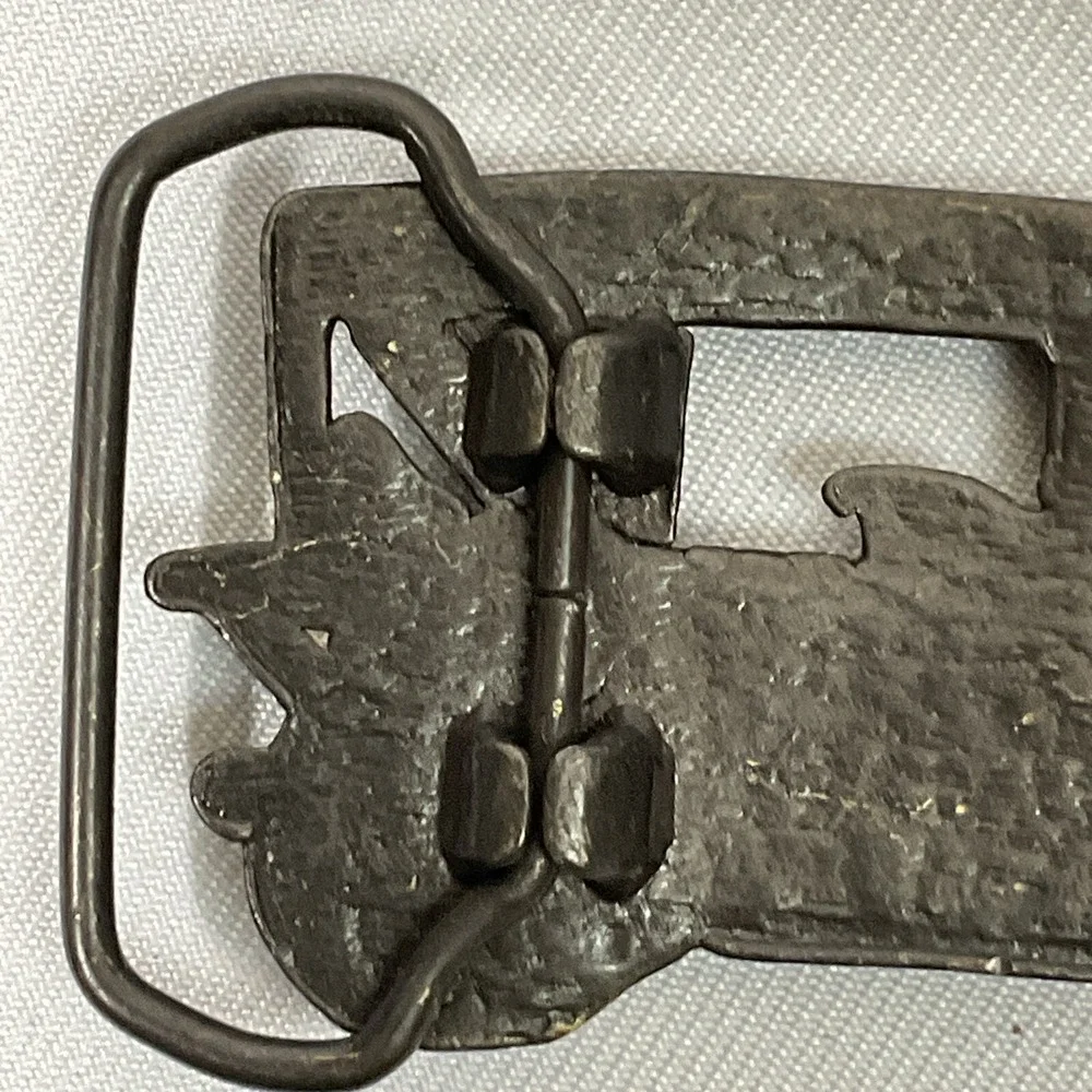 Vintage 1978 Duesenberg Model Car Belt Buckle - Solid Brass Baron Buckle‎